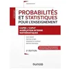 Image de Probabilités Et Statistiques Pour L'enseignement - Capes/Caplp - Agrégation Interne - Mathématiques - Nouveaux Programmes - Algorythmes En Python en occasion ou reconditionné