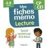 Image de Mes Fiches MÃ©mo Lecture Cp Et Ce1 - Edition 2022 en occasion ou reconditionné