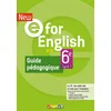 Image de New E for English 6e, cycle 3, A1-A2 : guide pédagogique cursat, laura en occasion ou reconditionné