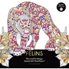 Image de Félins : mon carnet de coloriages et pensées 100 % bonne humeur ! dessain et tolra en occasion ou reconditionné