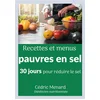 Image de Recettes et menus sans sel Cédric Ménard en occasion ou reconditionné