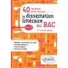 Image de 40 Recettes Pour RÃ©ussir La Dissertation LittÃ©raire Au Bac en occasion ou reconditionné