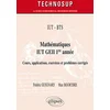 Image de IUT-BTS : mathématiques, IUT GEII 1re année : cours, applications, exercices et problèmes corrigés Frédéric Guegnard, Marc Bourcerie en occasion ou reconditionné