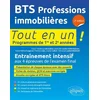 Image de BTS PI, professions immobilières : tout en un, programmes de 1re et 2e années : entraînement intensi brossillon frédérique (coord.) en occasion ou reconditionné