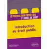 Image de Je prépare mon entrée en 1re année de droit : introduction au droit public Laurence Baghestani, Raphaël Porteilla en occasion ou reconditionné