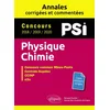 Image de Physique chimie PSI : annales corrigées et commentées, concours 2018, 2019, 2020 : concours commun M Renaud Pochet, Wenqi Shu-Quartier-dit-Maire en occasion ou reconditionné