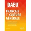 Image de Daeu FranÃ§ais Et Culture GÃ©nÃ©rale - Edition 2020 en occasion ou reconditionné