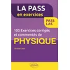 Image de 100 exercices corrigés et commentés de physique : Pass, LAS Christian Jonin en occasion ou reconditionné