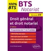 Image de Droit général et droit notarial, épreuve E4 : programmes de 1re et 2e années : BTS notariat Christel Morel Journel en occasion ou reconditionné