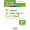 Image de Spécialité sciences économiques & sociales 1re : résumés de cours, exercices et contrôles corrigés Alain Bruno en occasion ou reconditionné