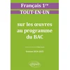 Image de Français 1re : tout-en-un sur les oeuvres au programme du bac : session 2024-2025 Stouder, Émilie en occasion ou reconditionné