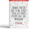 Image de J'aurais préféré que tu me suives sous les draps plutôt que sur Instagram TendreRoméo en occasion ou reconditionné