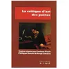Image de La Critique D'art Des PoÃ¨tes en occasion ou reconditionné
