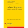Image de Album De PoÃ©sies - Manuscrit FranÃ§ais 25455 De La Bnf en occasion ou reconditionné