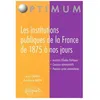 Image de Les Institutions Publiques De La France De 1875 Ã Nos Jours en occasion ou reconditionné