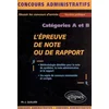 Image de L'épreuve de note ou de rapport : catégories A et B : méthodologie détaillée pour la note de synthès Philippe-Jean Quillien en occasion ou reconditionné