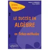 Image de Le SuccÃ©s En AlgÃ¨bre En Fiches-MÃ©thodes en occasion ou reconditionné
