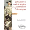 Image de Introduction au droit anglais et aux institutions britanniques Danièle Frison en occasion ou reconditionné