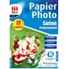 Image de Papier Photo Satiné A4 - MICRO APPLICATION - Professionnel - 270 g/m² - Excellente tenue