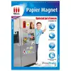 Image de Micro Application Papier Magnétique A4 210x297mm Blanc Mat Pack 3