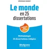 Image de Le monde en 25 dissertations : prépas HEC 2022-2023 : méthodologie, 25 dissertations rédigées Véronique Bonnet en occasion ou reconditionné