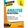 Image de Analyse en 40 fiches L1, L2, Capes : toutes les maths François Cottet-Emard en occasion ou reconditionné