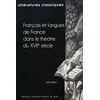 Image de LittÃ©ratures Classiques NÂ° 87/2015 - FranÃ§ais Et Langues De France Dans Le ThÃ©Ã¢tre Du Xviie SiÃ¨cle en occasion ou reconditionné