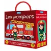 Image de Jeu éducatif - SASSI - Q-BOX Les Pompiers - Puzzle 40 pièces - Livre 10 pages - Dès 4 ans