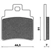 Image de Plaquettes de Frein C4 - BP077 - Gran Dink 250 Sym 125-250