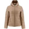 Image de Doudoune Femme JOTT CLOE Beige - Légère et près du corps - Garnissage en plumes et duvet