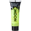 Image de Moon Creations - Gel néon à grosses paillettes Moon Glow jaune