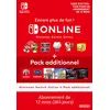 Image de Code de téléchargement Nintendo Switch Online + Pack additionnel : 12 mois d'abonnement Individuel