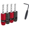 Image de Pack 4 fiches banane Audioquest SureGrip 300 Argent