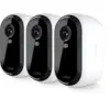 Image de Caméra de Sécurité Extérieure Essential 2K - 3 Caméras - Blanc