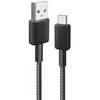 Image de Câble tressé Anker USB-A vers USB-C 1,8 m Noir pour Smartphones Ordinateurs portables et Appareils photo