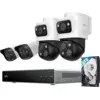 Image de eufy Système de sécurité NVR PoE S4, 2 caméras Bullet PTZ et 2 Bullet