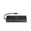 Image de Concentrateur de voyage multi-ports USB-C pour ordinateurs HP Noir