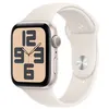 Image de Apple Watch SE GPS 44 mm Boîtier en Aluminium Lumière Stellaire avec Bracelet Sport Lumière Stellaire M/L version 2024