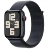 Image de Apple Watch SE GPS + Cellular 44 mm Boîtier en Aluminium Minuit avec Boucle Sport Encre Violette version 2024