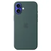 Image de Coque en silicone avec MagSafe pour iPhone 16 Plus Vert lacustre