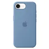 Image de Coque en silicone Apple Bleu Hiver pour iPhone 16e et 17e