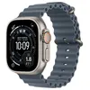 Image de Apple Watch Ultra 3 GPS + Cellular 49mm Boitier en Titane Naturel avec Bracelet Océan bleu maritime