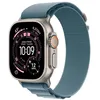 Image de Apple Watch Ultra 3 GPS + Cellular 49mm Boitier en Titane Naturel avec Boucle Alpine bleu clair Medium
