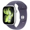 Image de Apple Watch Series 11 GPS 46mm Boitier en Aluminium Argent avec Bracelet Sport Brume Violette - S/M