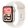Image de Apple Watch SE 3 GPS + Cellular 44mm Boitier en Aluminium Lumiere Stellaire avec Bracelet Sport Lumiere Stellaire - S/M
