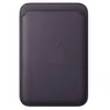 Image de Apple Porte-cartes en tissage fin avec MagSafe violet nuit pour iPhone