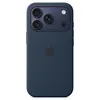 Image de Coque Apple en silicone avec MagSafe minuit pour iPhone 17 Pro