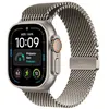 Image de Apple Watch Ultra 4 GPS + Cellular 49 mm Boîtier en titane Naturel avec Boucle milanaise en titane Naturel - M