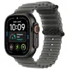 Image de Apple Watch Ultra 4 GPS + Cellular 49 mm Boîtier en titane Noir avec Bracelet Océan Noir translucide