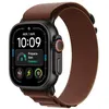 Image de Apple Watch Ultra 4 GPS + Cellular 49 mm Boîtier en titane Noir avec Boucle Alpine Bordeaux - M